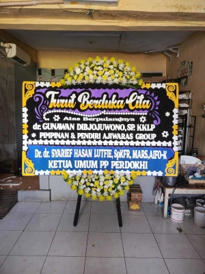 Papan Bunga di Puri Indah Jakarta Barat